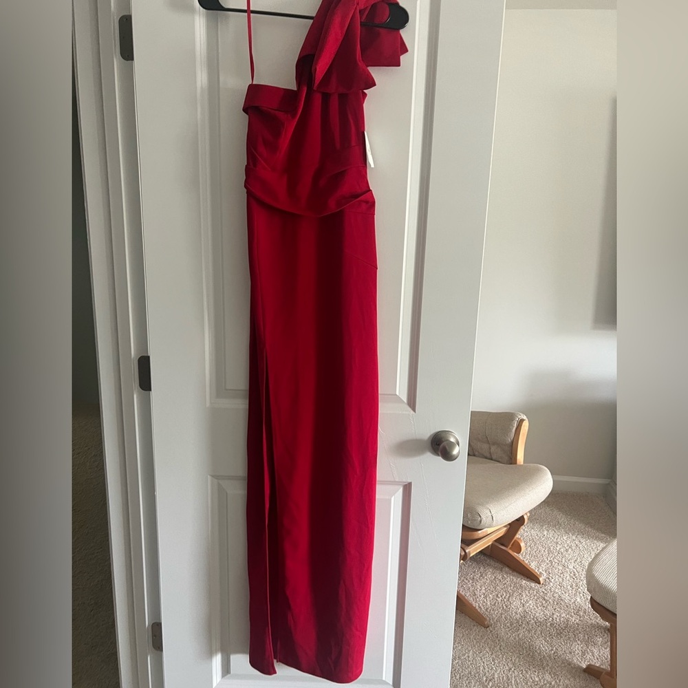 Windsor One Shoulder Red Dress
